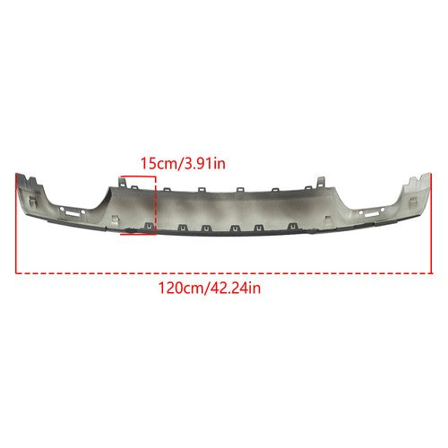 DURAFORCE Matte Black Suit For Ford F150 2021-2023 Plastic Front Bumper Molding Trim Panel