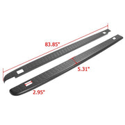 DURAFORCE 6'6" Black BED RAIL CAPS Side Cover Fits 07-14 Silverado 1500 2500 3500 72-41104
