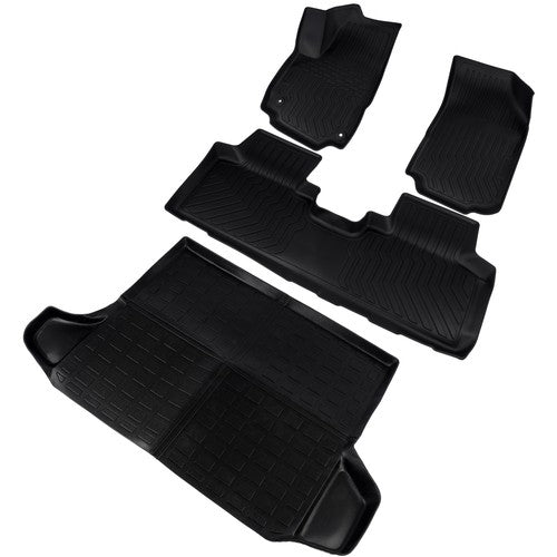 DURAFORCE Floor Mats + Cargo Trunk Mat Set for Chevy Equinox GMC Terrain 1.5L 2018-2024