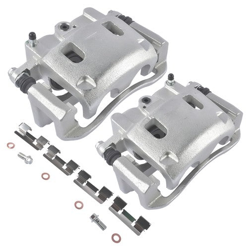 DURAFORCE 2x Front Left & Right Brake Calipers for Infiniti QX56 Nissan Titan Armada 5.6L