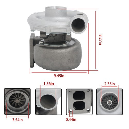DURAFORCE Turbocharger For International Agricultural Tractor 5488 3LM-466 7.6L New