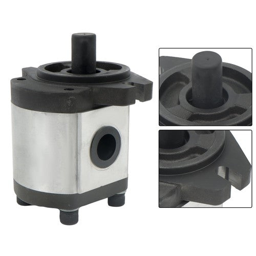 DURAFORCE Hydraulic Gear Pump 4-12GPM SAE A-2 3/4" Keyed Shaft CCW Cast Iron Flange