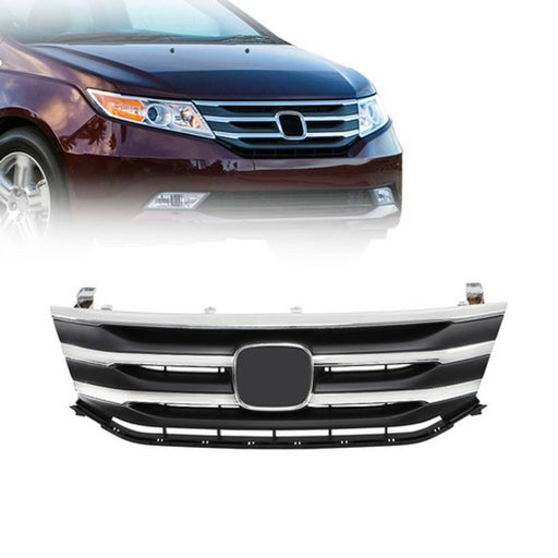 DURAFORCE Suitable For Honda Odyssey 2011 2012 2013 Durable Mesh Front Bumper Upper Grille