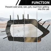 DURAFORCE Soft Upper Doors Windows Set for 2020-2025 Kawasaki Teryx KRX 1000