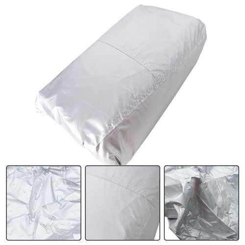 DURAFORCE Pickup Truck Cover Waterproof UV Rain Dust Outdoor Protection Silver Universal