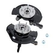 DURAFORCE 2Pcs Front Steering Knuckle & Wheel Hub Bearing Assembly For Honda CR-V 2007-09