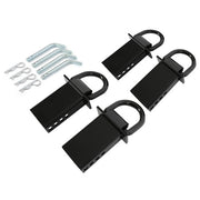DURAFORCE 4 PCS Heavy Duty Adjustable Trailer Stake Pocket D Ring Standard 2”x4” 16200LBS