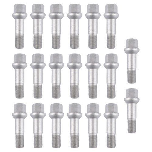 DURAFORCE A0009900907 Wheel Lug Bolts Nuts (×20) Set for Mercedes-Benz S500 S55 AMG CL600