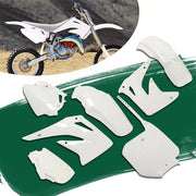 DURAFORCE White Restyled Plastic Kit Shrouds Fenders Fairing For Honda CR85R CR85RB 03-07
