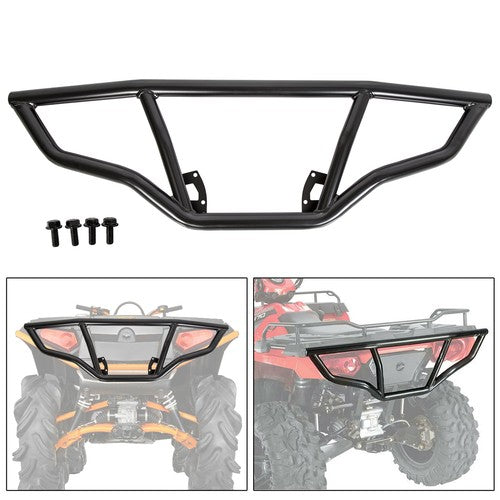 DURAFORCE Rear Bumper Brush Guard Storage Rack Extender for Polaris Sportsman 450 2014 2020