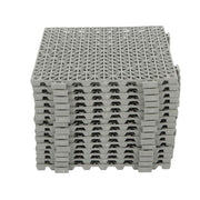 DURAFORCE 12x12Inch Interlocking Drainage Floor Tiles Modular Interlocking Tile 55Pcs Gray