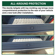 DURAFORCE For 15-20 Ford F150 Tailgate Flexible Step Molding Cover W/ Release Button