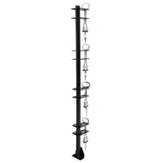 DURAFORCE For Enclosed/Open Trailer Pair 4 Place Lockable Weeder Trimmer Rack Holders