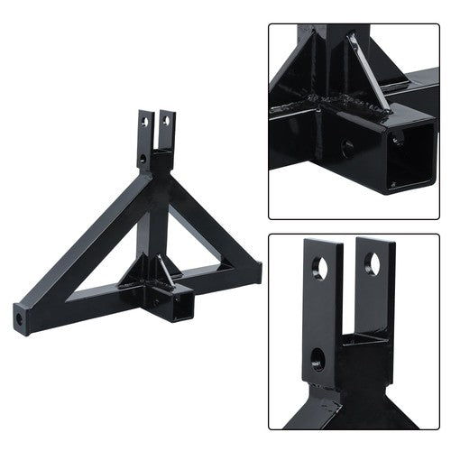 DURAFORCE Quick Hitch Multi Compatible with Towing Hook 3 Point Trailer Hitch 2 Receiver