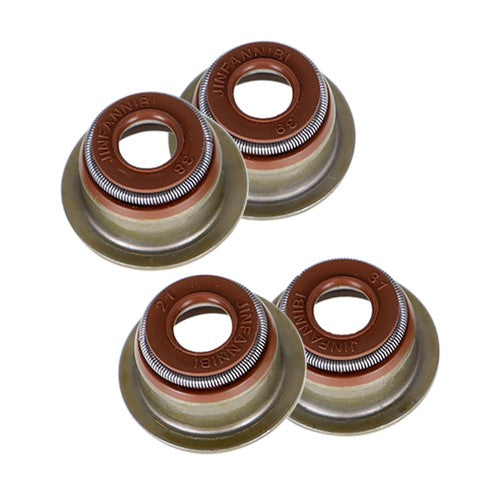 DURAFORCE Valve Stem Seal Set Of 4 Seals For Ezgo 295cc / 350cc 4 Stroke Gas 1991-UP