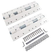 DURAFORCE 2x 55721 Swing Away Bracket White Alloy Steel Powder-Coated for Electric Jacks