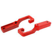 DURAFORCE Pair Red Steel Tow Hooks Kit For Jeep Grand Cherokee WK2 2015-2023 2016