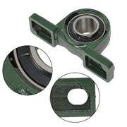 DURAFORCE 10 × UCP206-20 Pillow Block Bearing 1-1/4" Bore 2 Bolt Self-Aligning Solid Base
