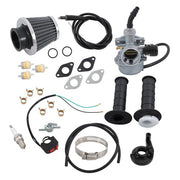 DURAFORCE For 50cc 70cc Carburetor Carb Air Filter Throttle Handle Grips Cable PZ19