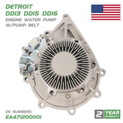 DURAFORCE For Detroit DD13 15 16 Variable Speed Water Pump W/Belt EA4722001601 A4712001101