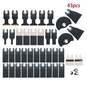 DURAFORCE 43 PCS Oscillating Saw Blades Multitool Kit for Wood/Metal/Plastics Cutting