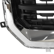 DURAFORCE 84818781 Front Upper Grille Chrome Black for 2020-2023 for GMC Acadia