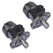 DURAFORCE 2x 1" Shaft Hydraulic Motors 2 Bolt Mount for Char-Lynn Eaton H Series 101-1701