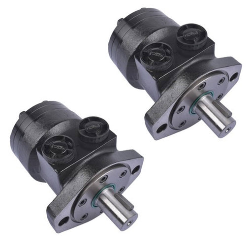 DURAFORCE 2x 1" Shaft Hydraulic Motors 2 Bolt Mount for Char-Lynn Eaton H Series 101-1701