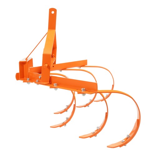 DURAFORCE Category 1&3 Point Quick Hitch Cultivator w/ 6 Spring Steel Shanks Tow bebhind