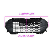 DURAFORCE Compatible For GMC Terrain 22-23 Front Bumper Grille Chrome Without Camera Hole