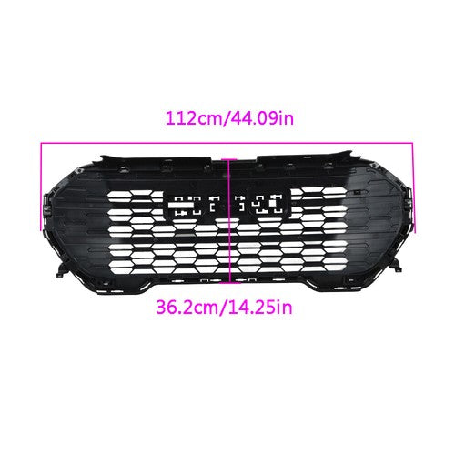 DURAFORCE Compatible For GMC Terrain 22-23 Front Bumper Grille Chrome Without Camera Hole