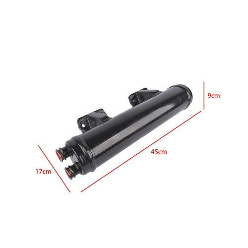 DURAFORCE Oil Cooler for Cummins M11 ISM QSM Engine 4975879 3161781 3081359 4386525 Black