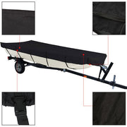 DURAFORCE 16Ft Boat Cover Fits For Water Proof Heavy Duty Trailerable Jon Boat Cover NEW