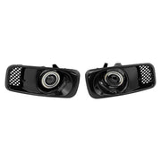 DURAFORCE Fit 1999-2000 Honda Civic JDM Front GRILLE & LED Double colour Fog Lights Lamps