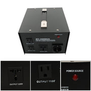 DURAFORCE Voltage Converter Transformer Step Up/Down 110v to 220v/220v to 110v 1000W