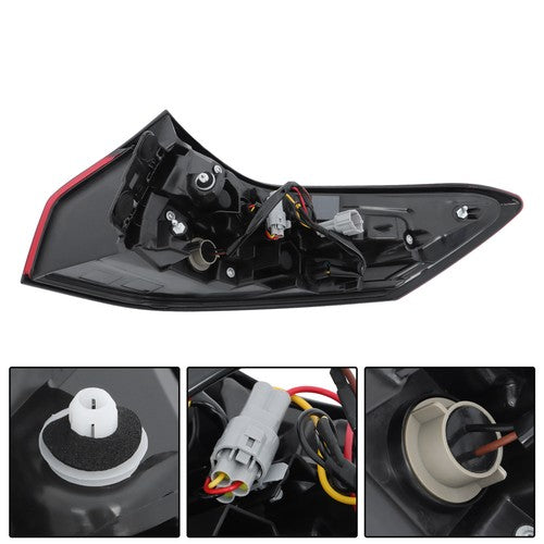 DURAFORCE For Nissan Rogue 2021-2023 Single LH Side Tail Light Replacement LED Clear Lens