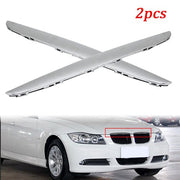 DURAFORCE For BMW E90 E91 325i 330i 2x Hood Molding Chrome Right & Left Front Trims Above