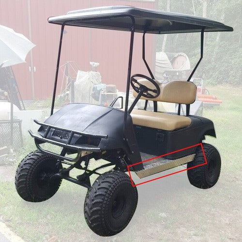 DURAFORCE Silver Rocker Panel Diamond For EZGO TXT 1994-2013 Golf Cart Side Plate Cover