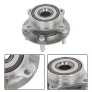 DURAFORCE 2 Pcs Wheel Hubs Bearing Assembly Front AWD For Mitsubishi Lancer 2.0L 2008-2015