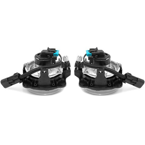 For 2000-2004 Ford F 150 Harley Davidson Fog Lights Lamps With Bulbs Right And Left