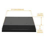 DURAFORCE Black Aluminum Hard Top Roof Fit for Polaris RZR 800/XP 900/570-2 Door Model