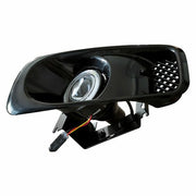DURAFORCE For 1999-2000 Honda Civic Clear Lens LED Halo Projector Fog Lights Lamps DRL