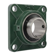 DURAFORCE Self-Aligning UCF210-32 Pillow Block Bearing Solid Base 2" Bore 4-Bolt 2Pcs