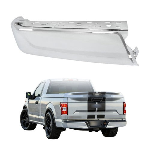 DURAFORCE Compatible For Ford F-150 2021-2023 Left Rear Bumper End Cap W/O Sensor Holes