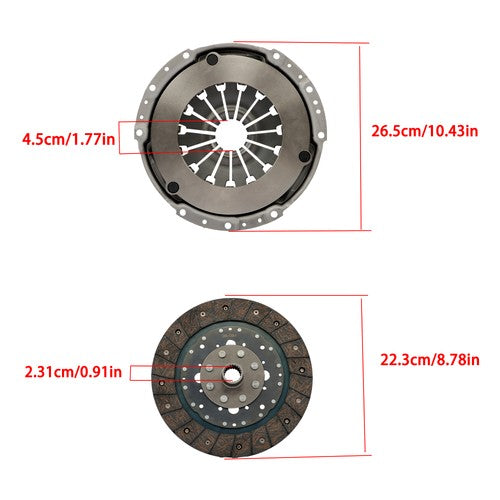 DURAFORCE 06-091 Automotive Clutch Kit w/ Tool Kit Lube Kit For Nissan Sentra 17-19 1.6L