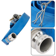 DURAFORCE 2"X100FT Pool Backwash Hose Heavy Duty Reinforced PVC Lay Flat Water Discharge