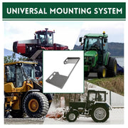 DURAFORCE 1/2" Skid Steer Mount Plate Adapter Loader Quick Tach Attachment For Bobcat
