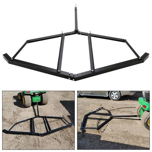 Tow Behind Drag Harrow For ATV UTV And Garden Lawn Tractor 72 Inch Width