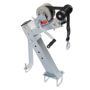 DURAFORCE Sturdy Steel For Adjustable Heavy Capacity Winch Stand W/1400lb Winch Galvanized