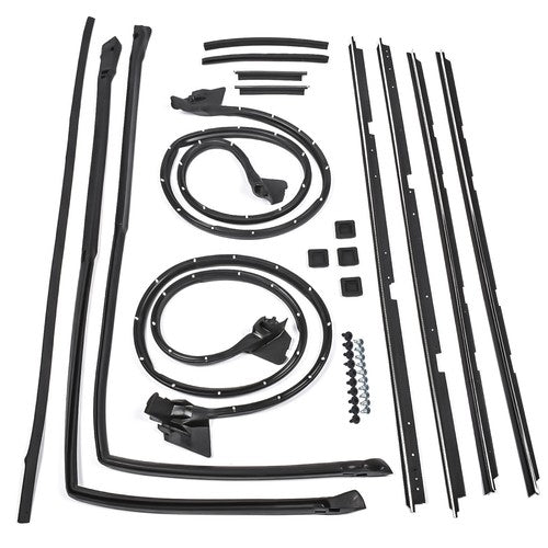 DURAFORCE 17Pcs Door Tailgate Weatherstripping Seal Kit 2135478 Fits 78-87 Chevy El Camino
